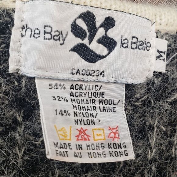 Vintage HBC Mohair Knit Cardigan - Picture 7 of 7